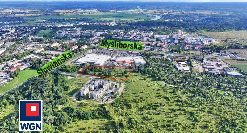 Grunt aktywizacja gospodarcza na  sprzedaż Gorzów Wielkopolski - Działka inwestycyjna - MPZP - Usługi 1 UC